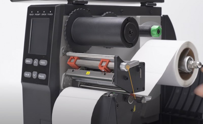 工業(yè)條碼打印機構造