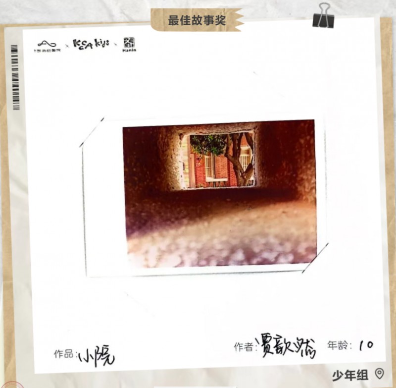 最佳故事獎(jiǎng) 少年組